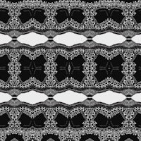 a black and white lace pattern