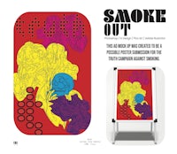 a poster with the words smoke out on it