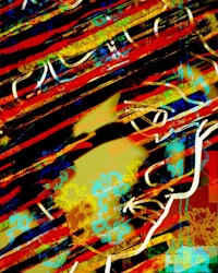 a colorful abstract painting